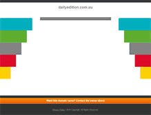 Tablet Screenshot of dailyedition.com.au